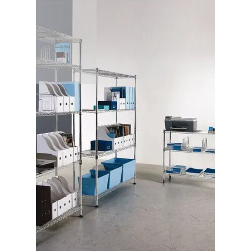 Veelzijdig hangrek MOBI4L, 1200 mm breed, 4 planken