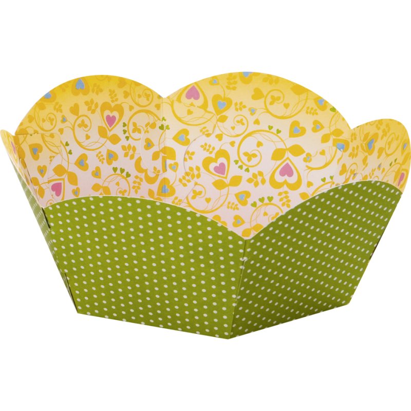 Folia cadeaumandjes van motivkarton, diameter 145 mm