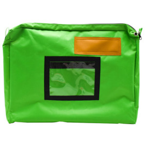 Wonday banktas met plooi, nylon, groen, 400x50x300 mm