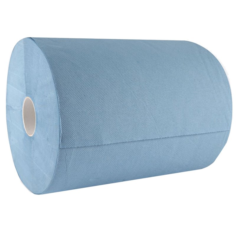 HYGOCLEAN Schoonmaakrol 3-laags blauw 380 x 350 mm 350 meter