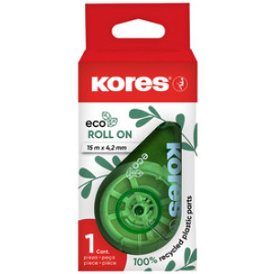 Kores Wegwerp correctieroller RollOn ECO, 4,2 mm x 15,0 m