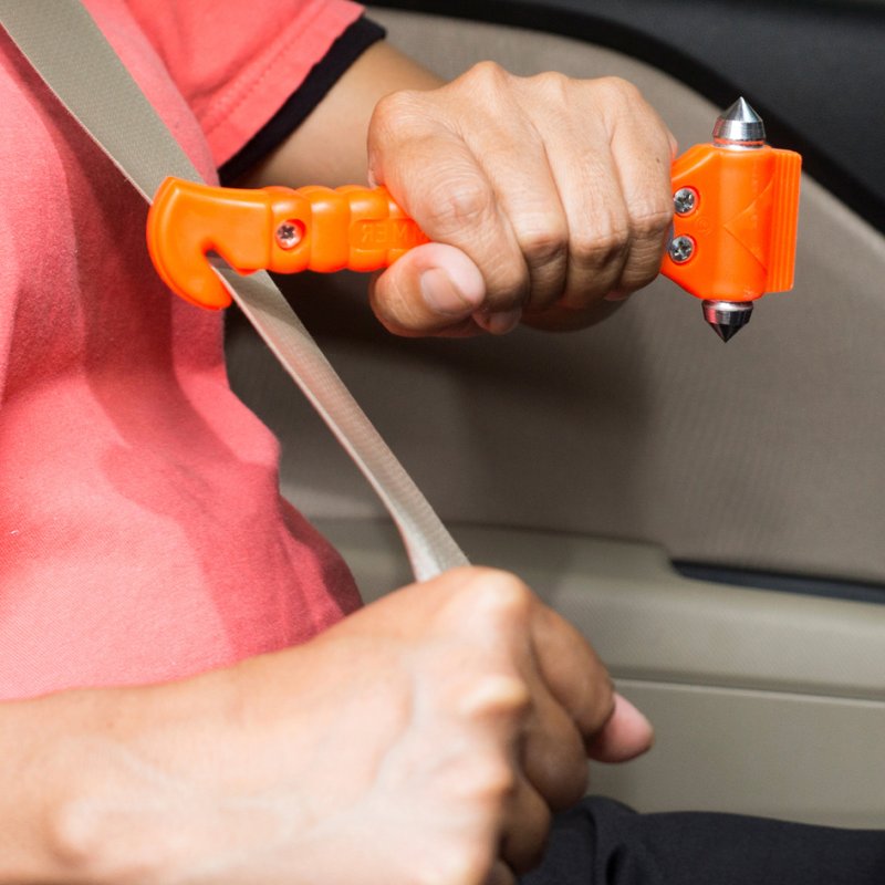 FIRST AID ONLY 2-in-1 noodhamer, oranje