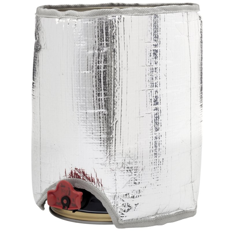 Clauss koelmantel voor biervat 5 liter zilver