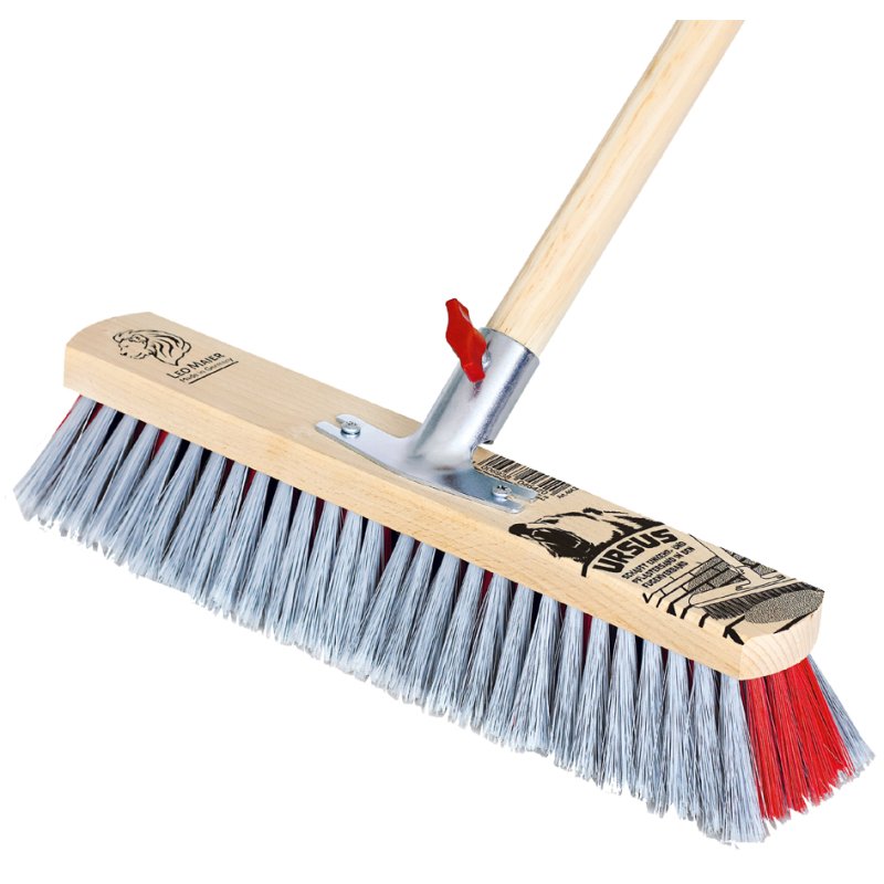 LEO MAIER bezem Ursus met houten steel, breedte 400 mm