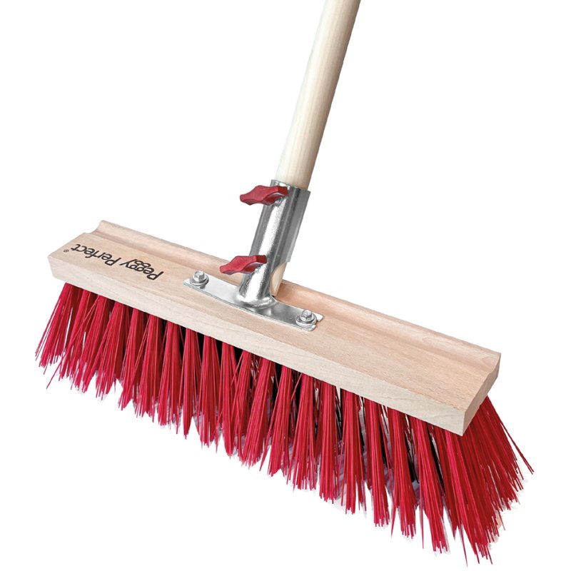 Peggy Perfect straatbezem 'Tiger' met houten steel, 600 mm