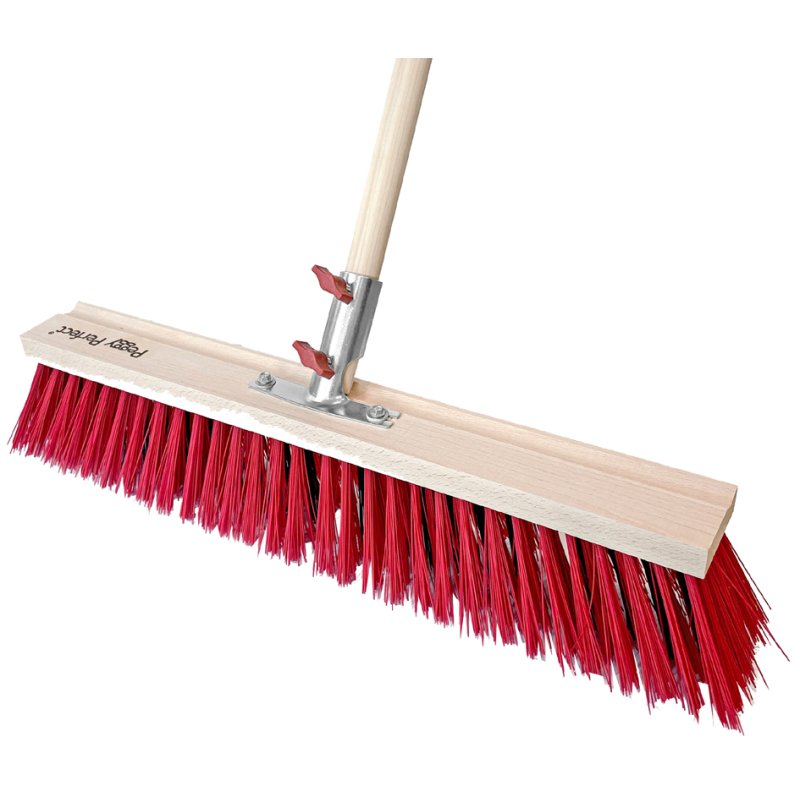 Peggy Perfect straatbezem 'Tiger' met houten steel, 600 mm