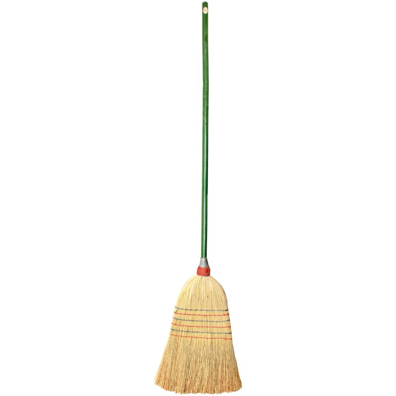 Peggy Perfect reisbezem met houten steel, 6-naads