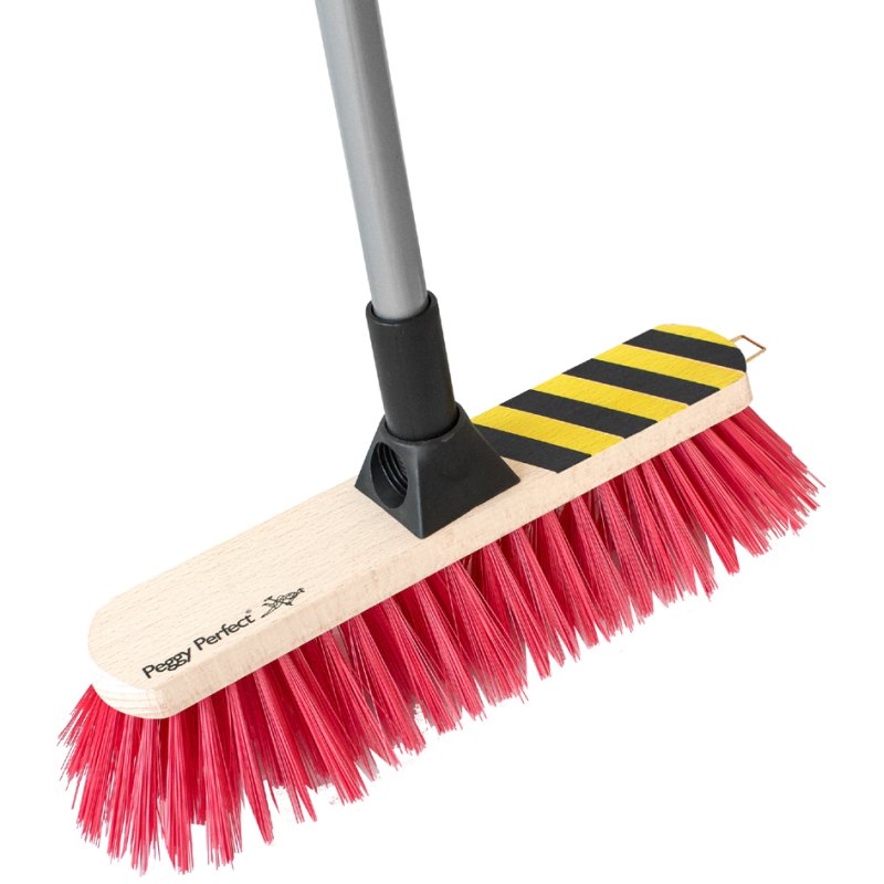 Peggy Perfect bezem met telescoopsteel 'Attention', breedte 30 cm