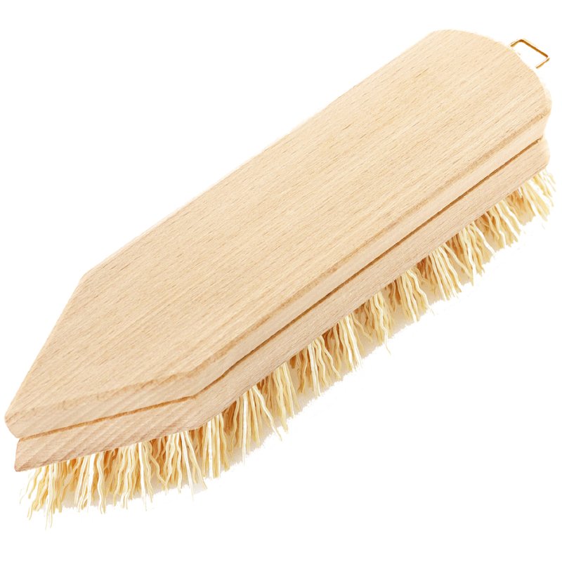 Peggy Perfect schrobborstel extra hard hout puntig