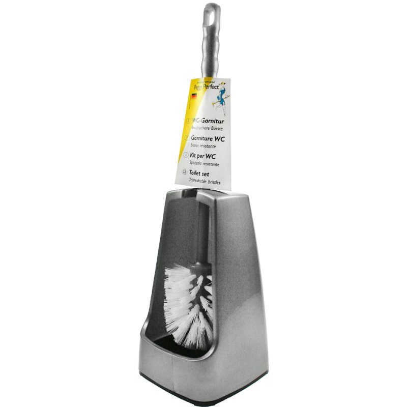 Peggy Perfect toiletborstel, peervorm, blauw