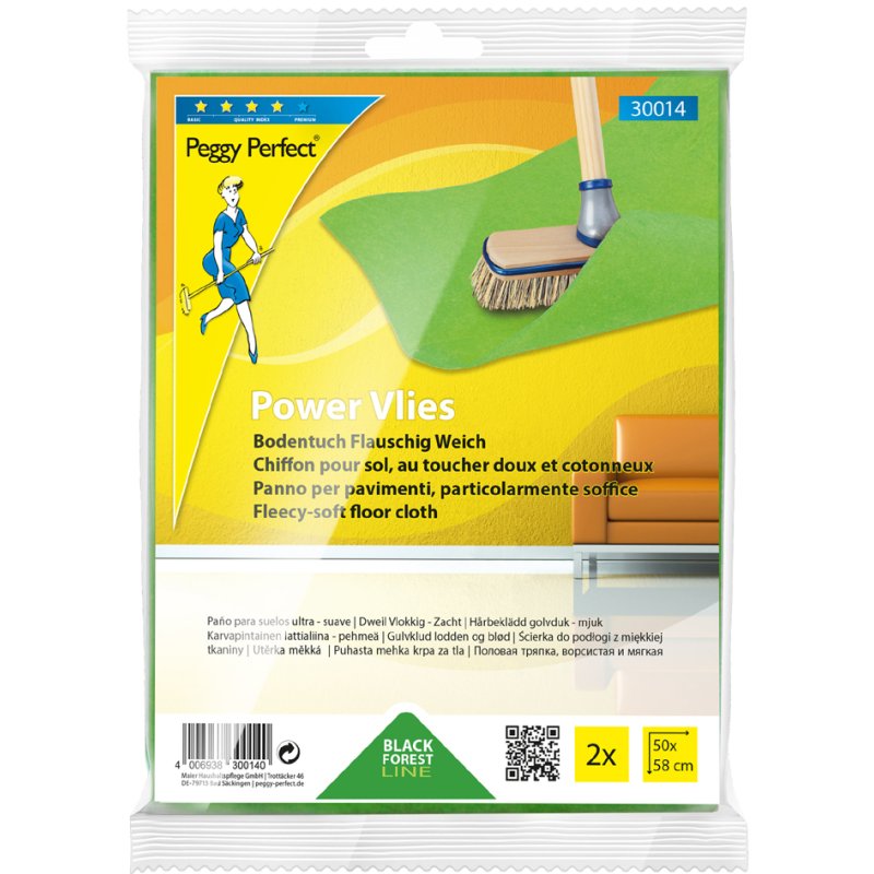 Peggy Perfect Vloerdoeken 'Zacht', 2 stuks