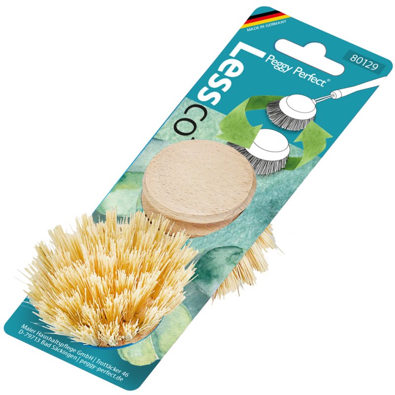 Peggy Perfect vervangborstels voor afwasborstel LessCO2, 2 stuks