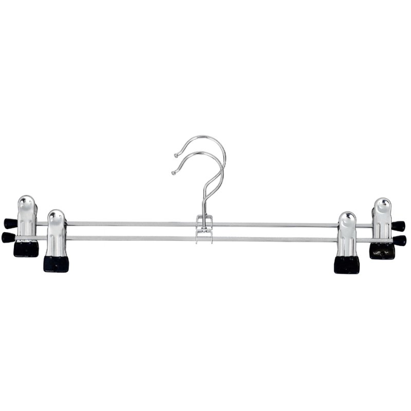 Peggy Perfect broekhangers met klemmen, 2 stuks, maat M