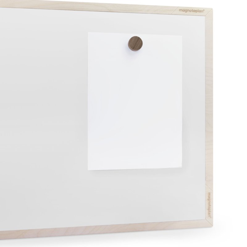 Magnetoplan neodymium magneten hout serie rond, walnoot