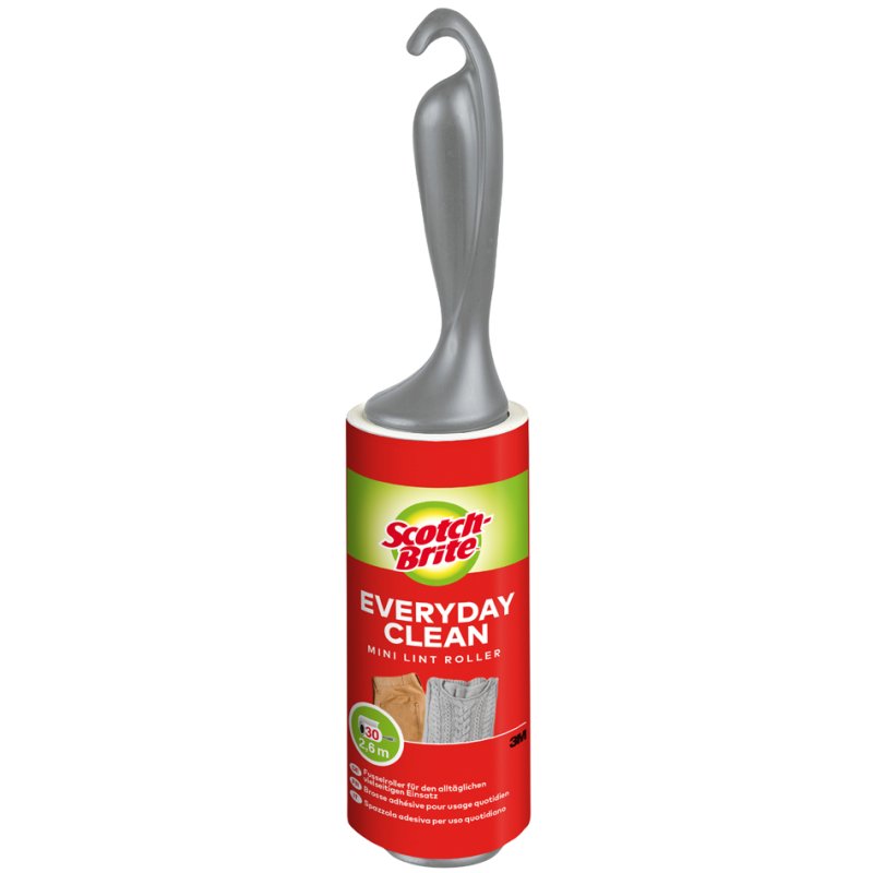Scotch-Brite - Pluizenroller Mini - Wit - 30 Vellen Everyday Clean