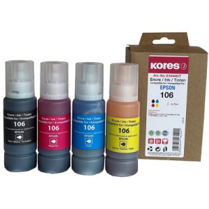 Kores Multi-Pack Inktfles G1642KIT vervangt EPSON 102