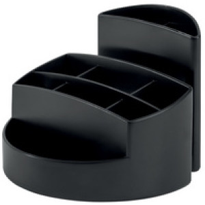 HAN pennenbak RONDO KARMA, kunststof, 9 vakken, grijs