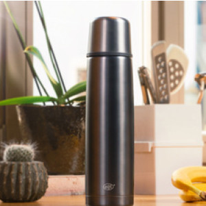 Alfi thermosfles ISOTHERM PERFECT 0,35L grijs met drinkbeker