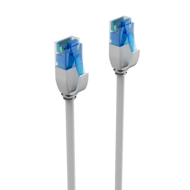 BASIC-S - Patchkabel Cat 6 - Grijs - U/UTP Slim 0,3m