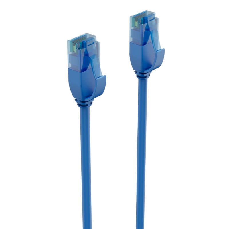 BASIC-S - Patchkabel Cat 6 - Grijs - U/UTP Slim 0,3m