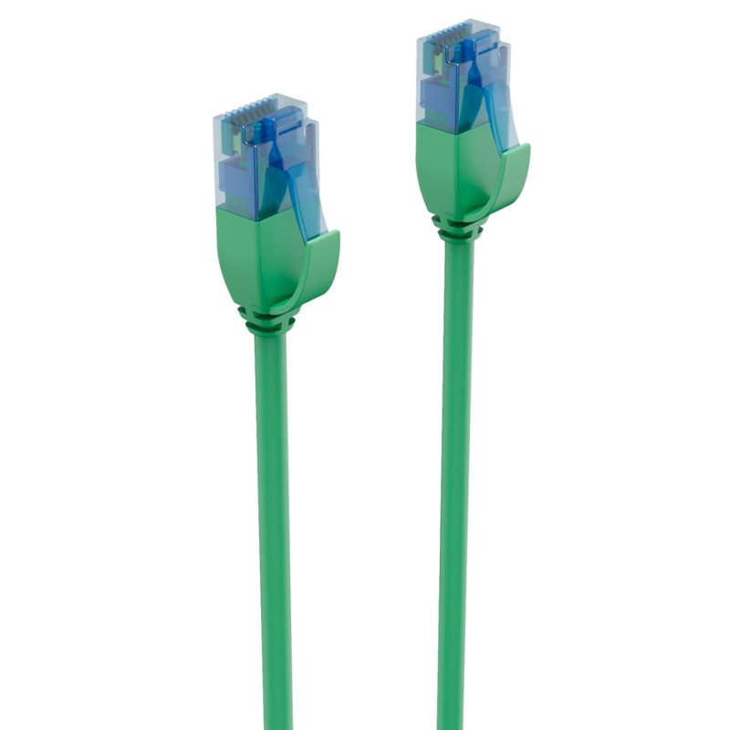 BASIC-S - Patchkabel Cat 6 - Grijs - U/UTP Slim 0,3m