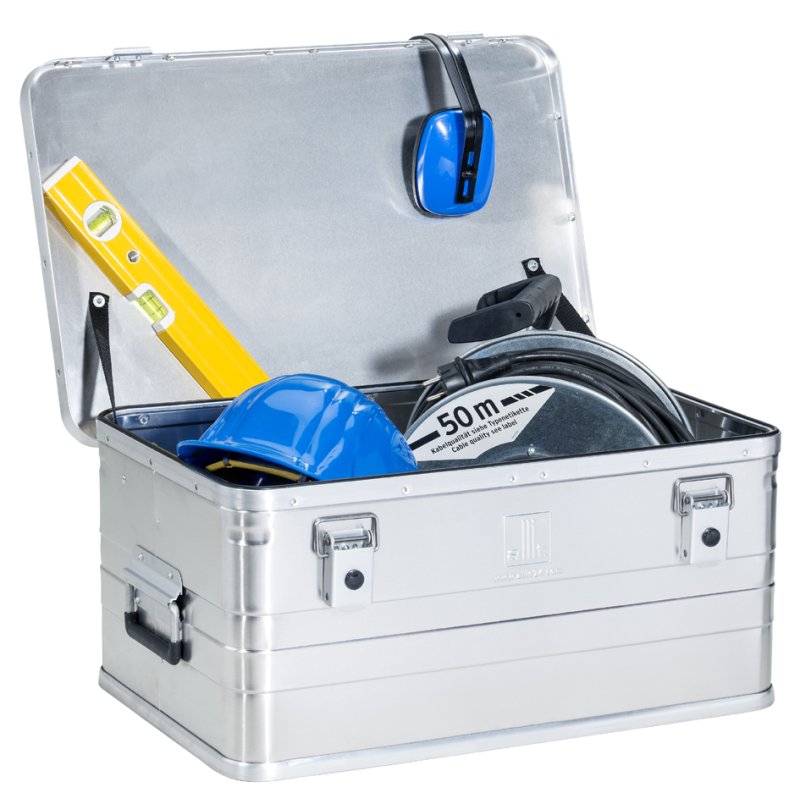Allit aluminium transportkoffer AluPlus Box S 47 zilver