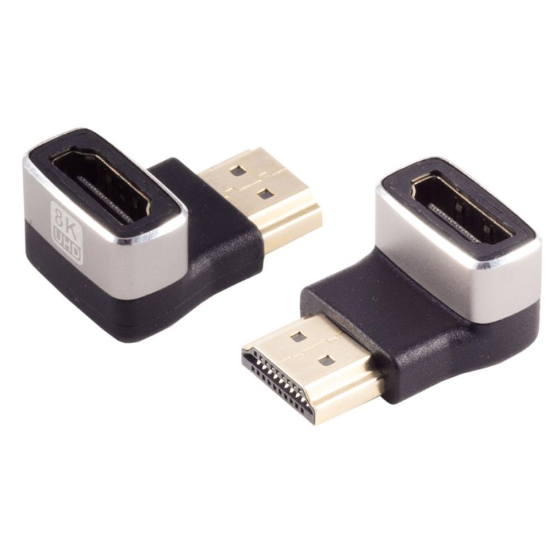 shiverpeaks HDMI adapter haaks 90 graden naar beneden