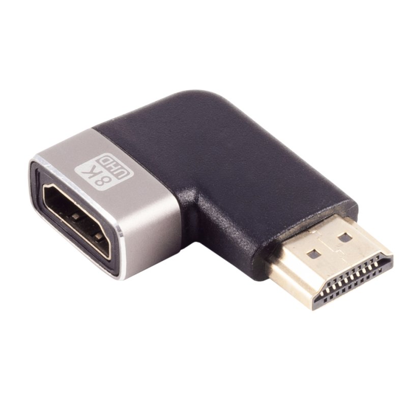 shiverpeaks HDMI adapter 90 graden hoek links