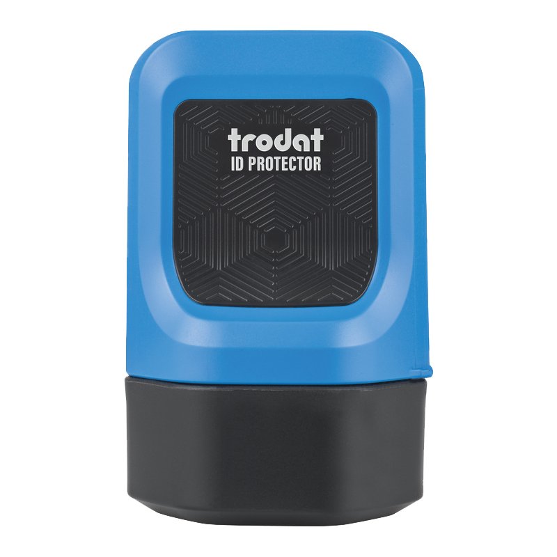 Trodat privacyroller ID Protector-set blauw