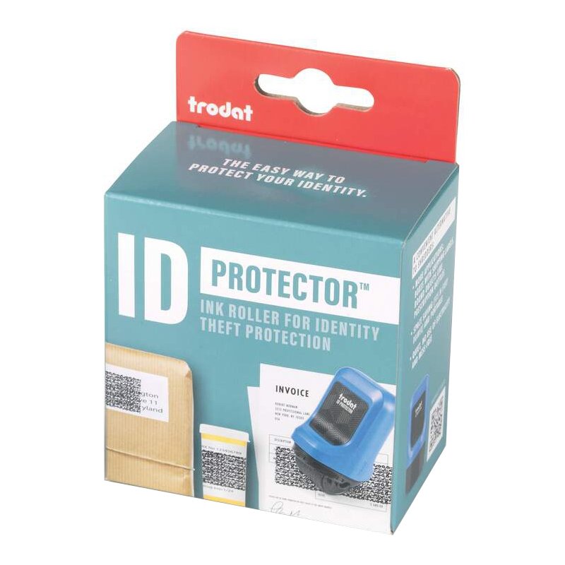 Trodat privacyroller ID Protector-set blauw
