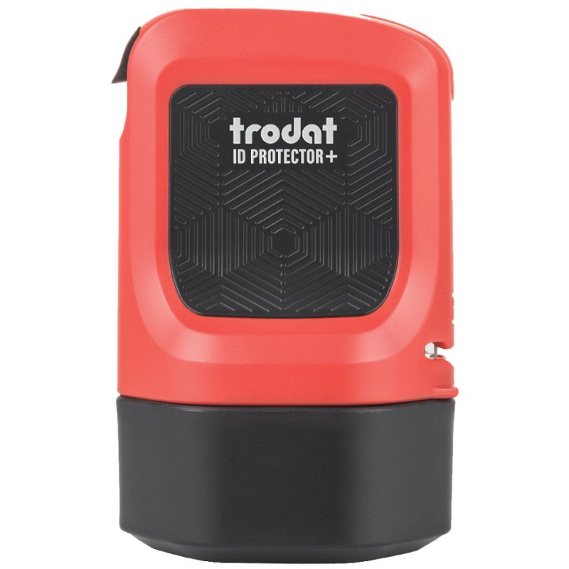 Trodat privacy rolstempel ID Protector+, rood
