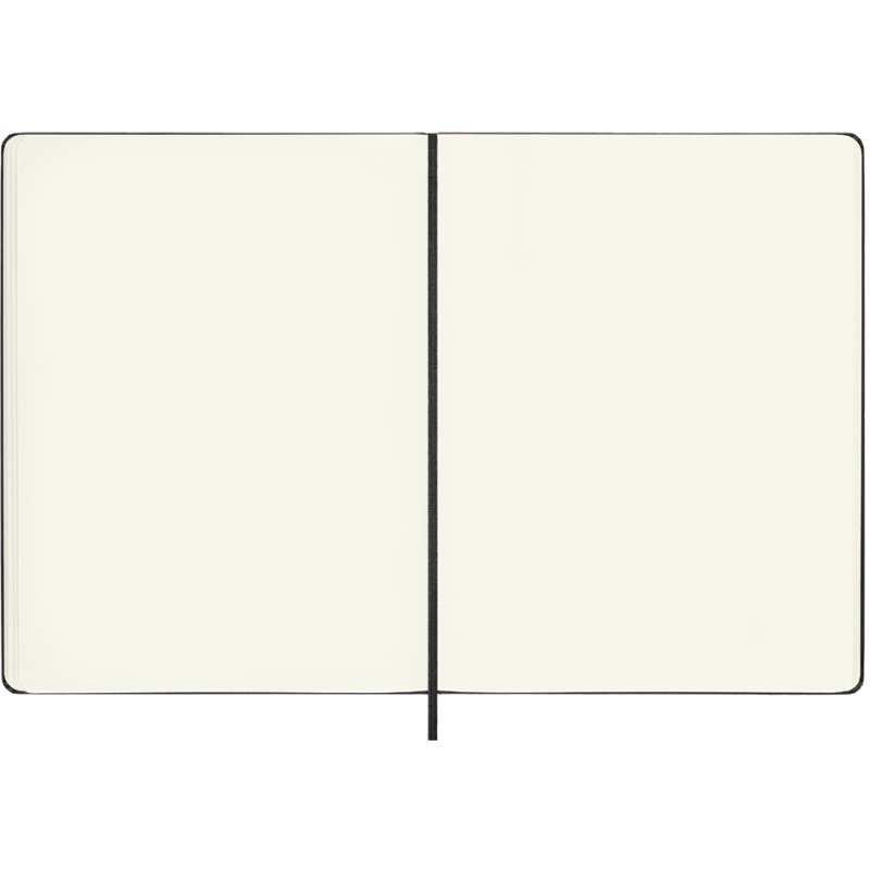 Moleskine notitieboek, XL, geruit, harde kaft, zwart