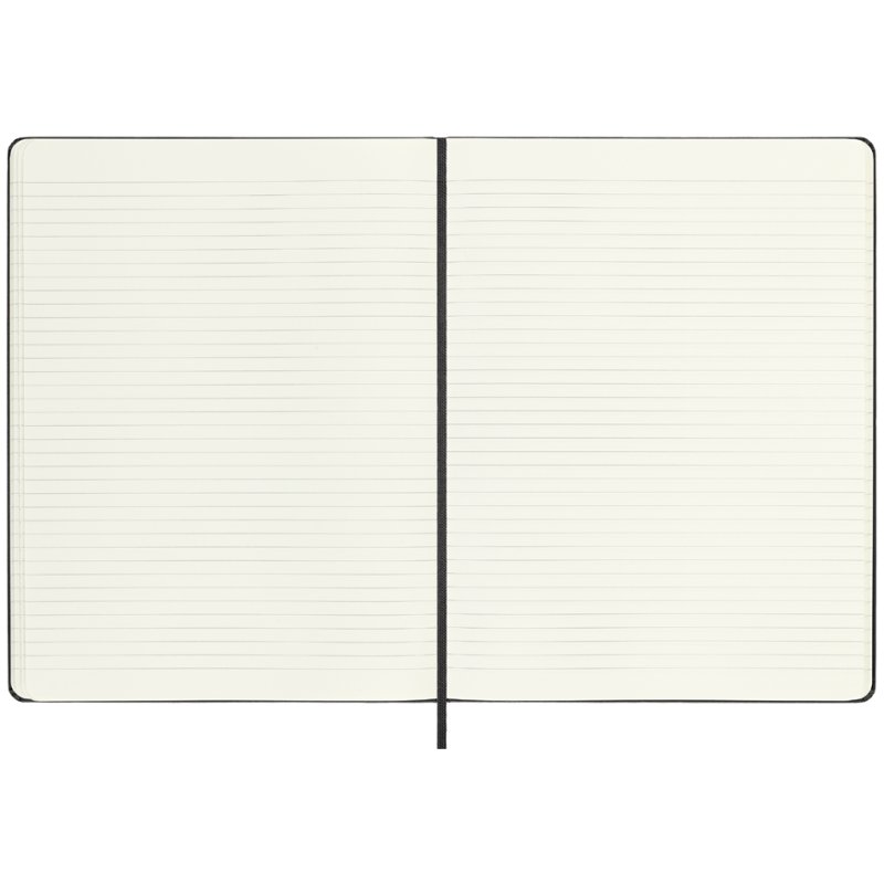 Moleskine notitieboek, XL, geruit, harde kaft, zwart