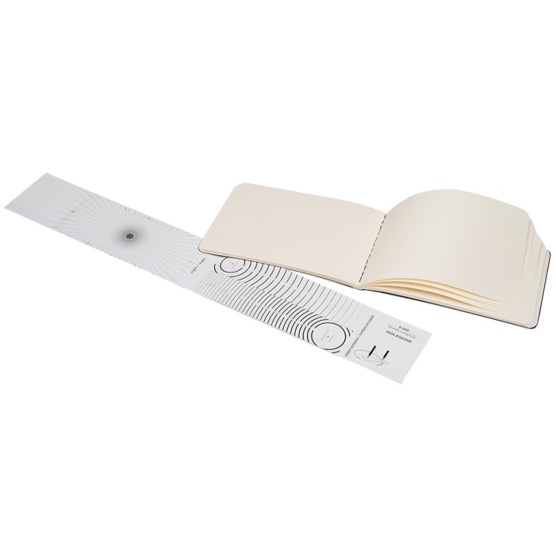 MOLESKINE Schetsboek vierkant 190x190mm karton zwart