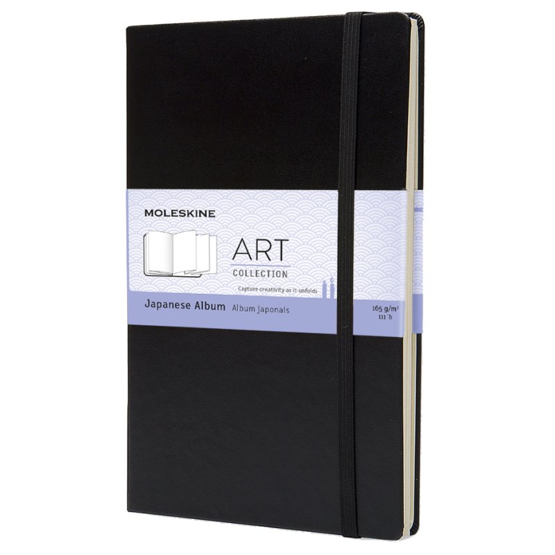 MOLESKINE Japanse accordeonalbum A5 hardcover zwart 165g/m²