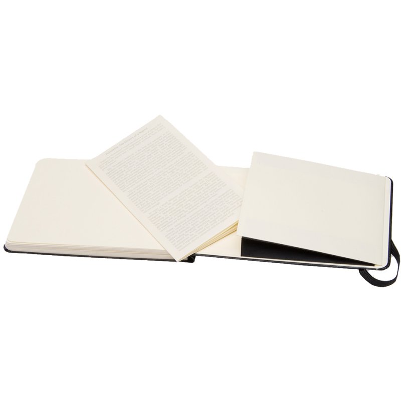 MOLESKINE Aquarelblok A6, 200g/m², hardcover, zwart