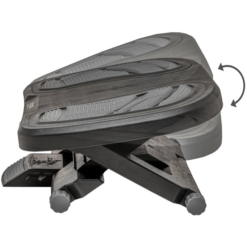 Hansa voetensteun Footness Comfort DUO zwart/grijs