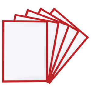 Magnetoplan magnetische kaders A3 rood, 5 stuks