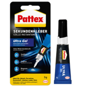 Pattex secondelijm ultra gel, 3g tube