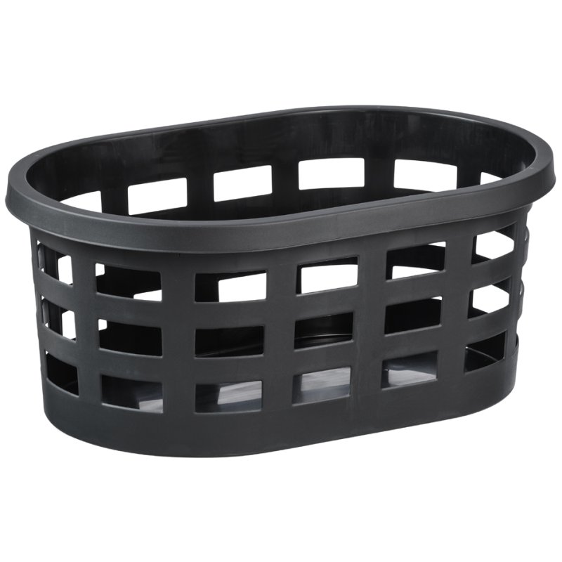 Plast Team wasmand Boston 36,8 liter zwart