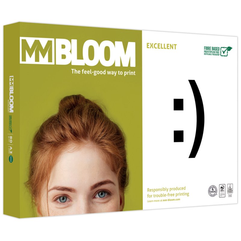 BLOOM multifunctioneel printpapier A3, 80 g/m², wit, 500 vel