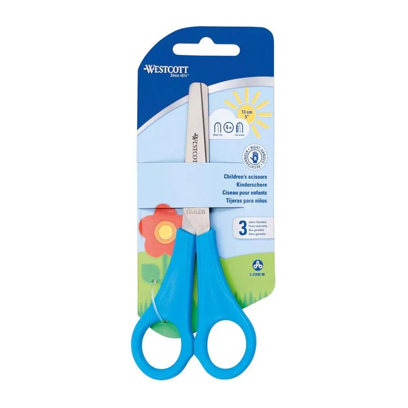 WESTCOTT kinderschaar spits 130 mm rood