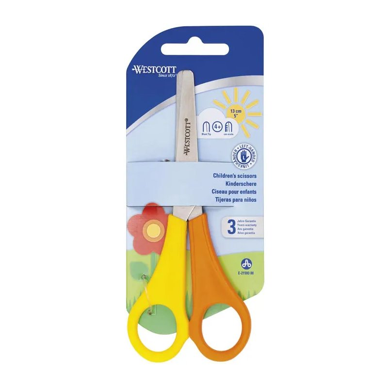WESTCOTT kinderschaar spits 130 mm rood