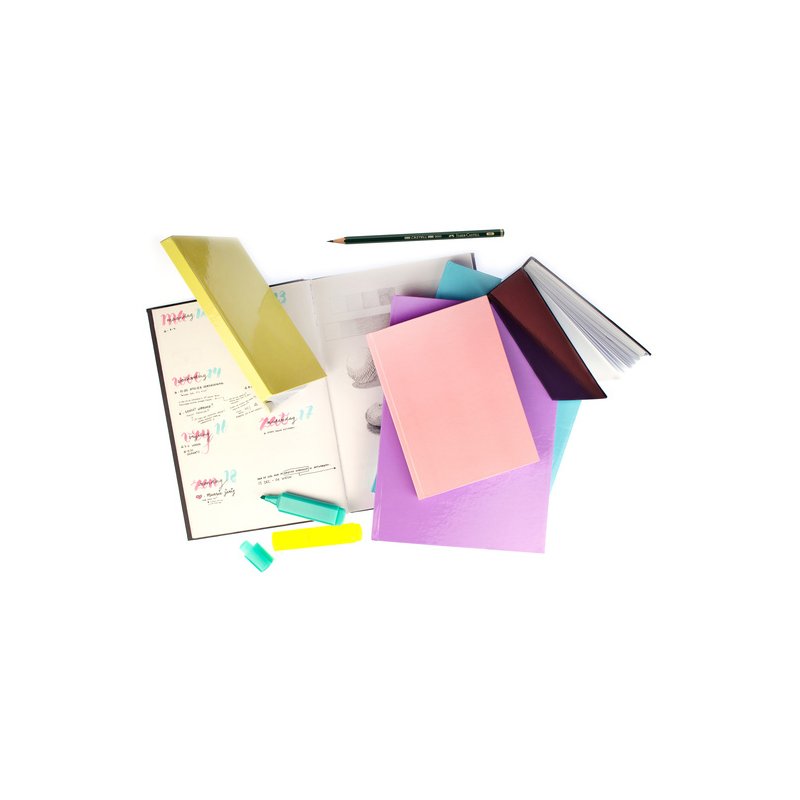 Kangaro schetsboek A4 pastelblauw, 80 blad, hardcover