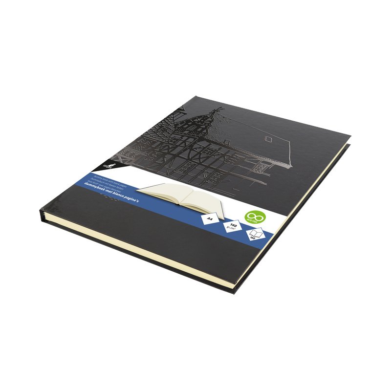 Kangaro schetsboek Design A5 zwart, 80 blad, hardcover