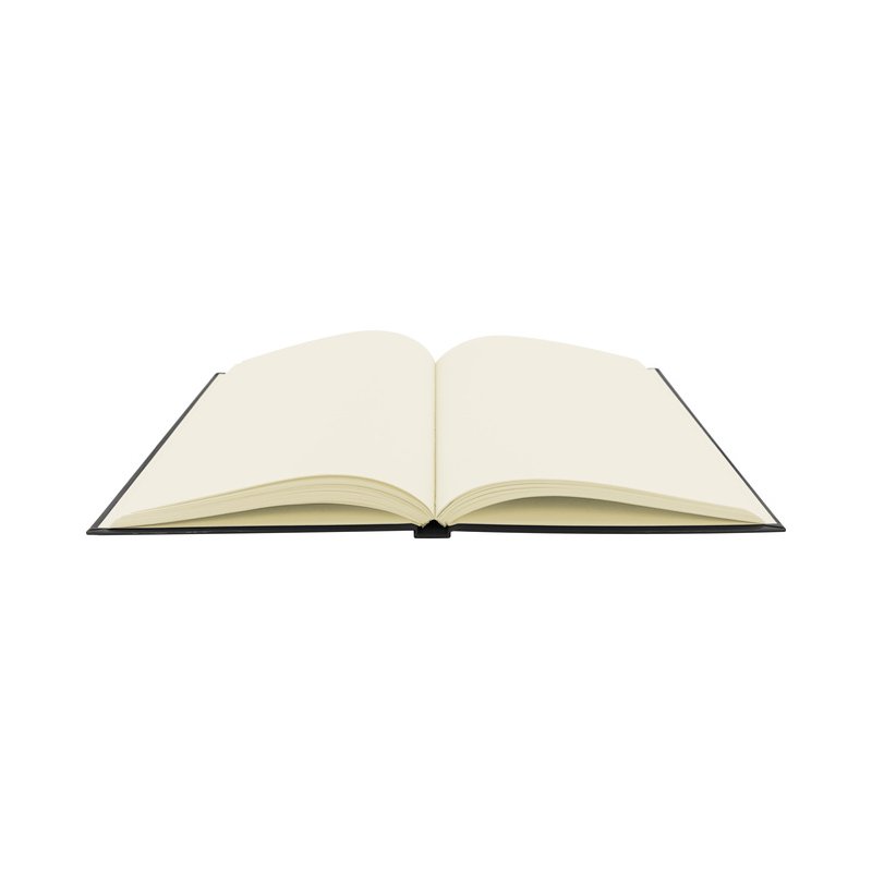 Kangaro schetsboek Design A5 zwart, 80 blad, hardcover