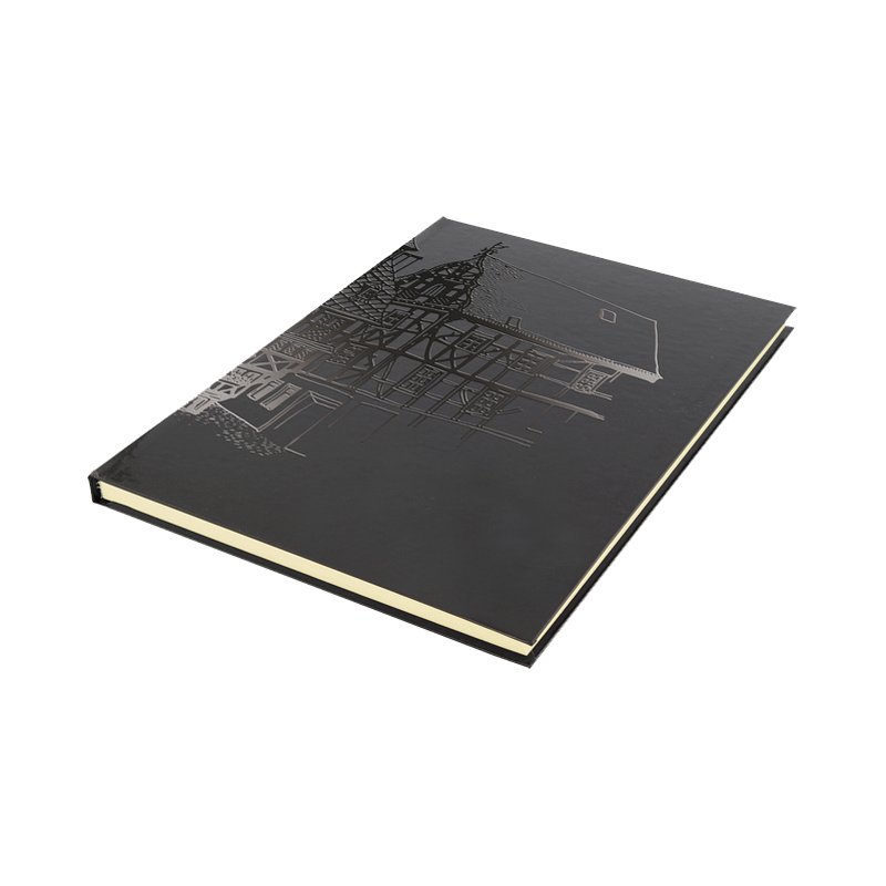 Kangaro schetsboek Design A5 zwart, 80 blad, hardcover