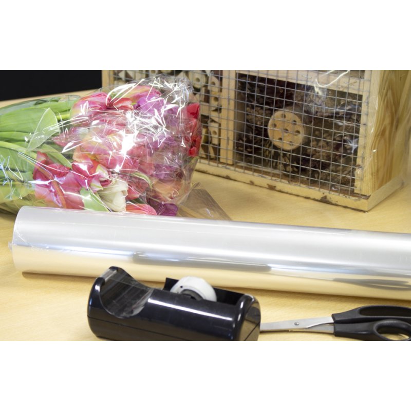 Kangaro cadeaufolie transparant, 25 my, 700 mm x 25 m