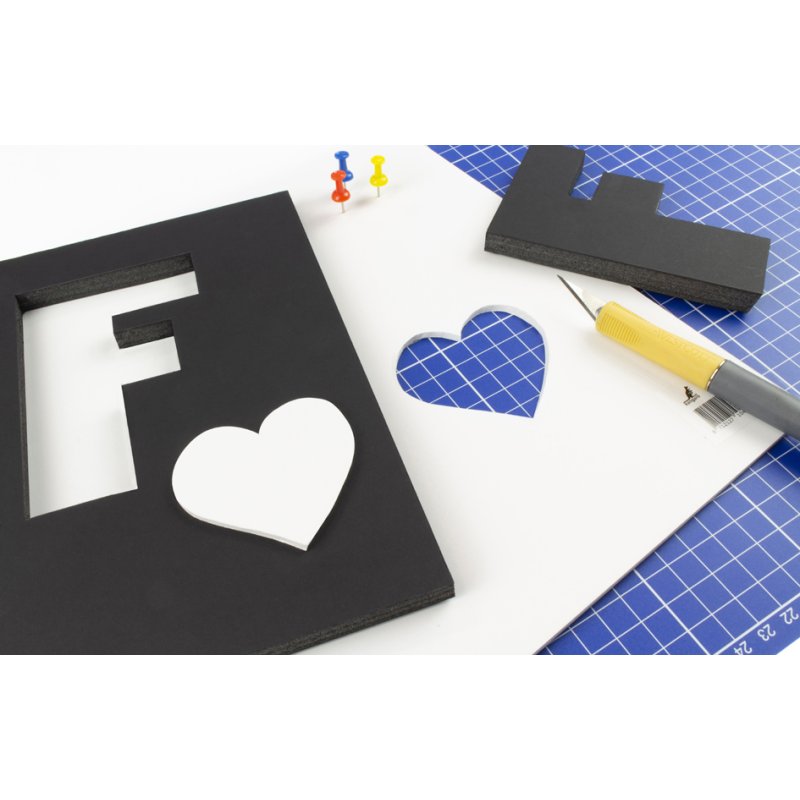 Kangaro Foamboard A4 3mm zwart