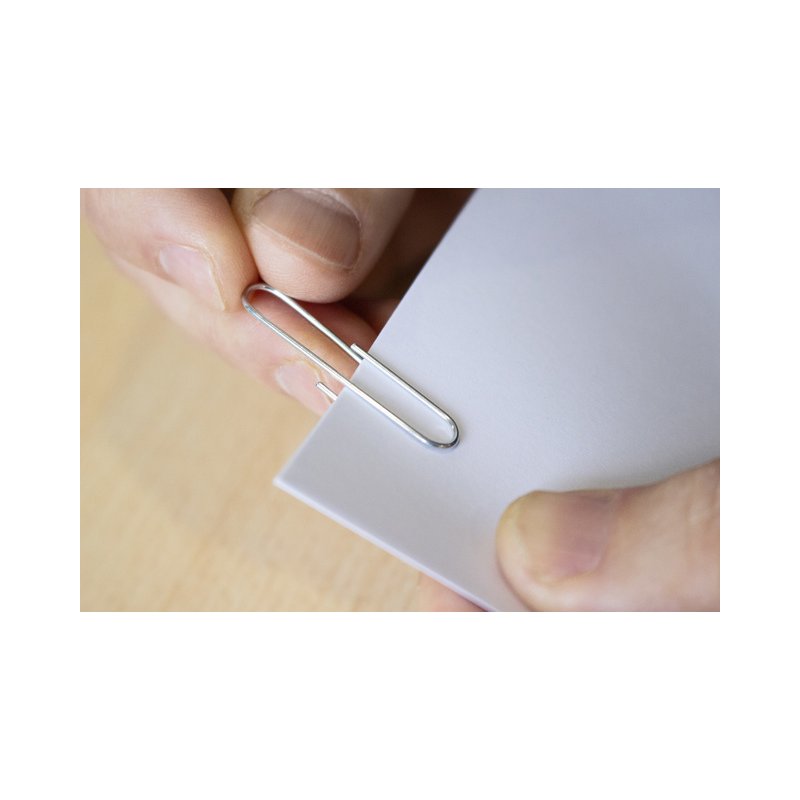 Kangaro paperclips verzinkt 50mm zilver